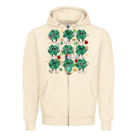 Sandshell teacher st patrick day clovers Zipper Hoodie - MaliasSmallBusiness
