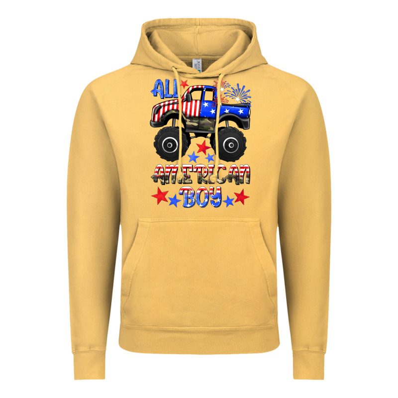 All American Boy Vintage Hoodie by HRA Design Shop | Teevron