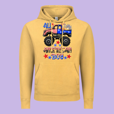 All American Boy Vintage Hoodie Designed By Hra Design Shop