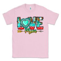 Bubblegum Pink Love Mom Classic Tee - CowhideDigitalArt