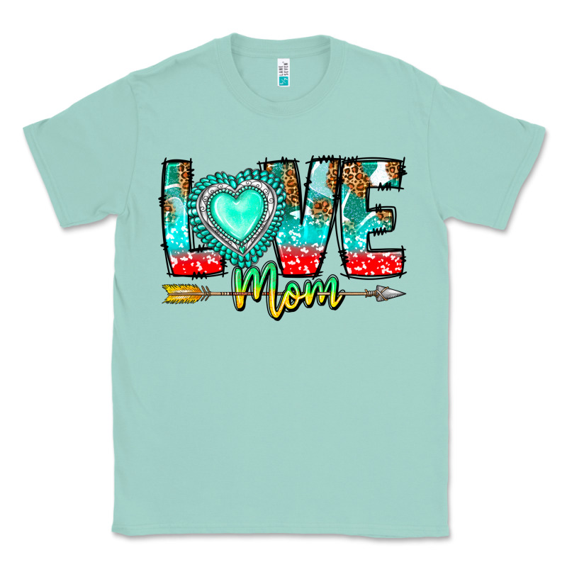 Love Mom Classic Tee by CowhideDigitalArt | Teevron