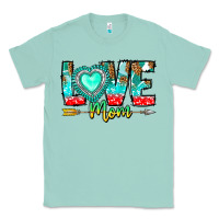 Seafoam Love Mom Classic Tee - CowhideDigitalArt