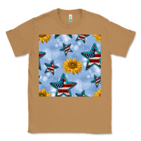 Toasted Coconut patriotic stars and sunflower Classic Tee - BundleAndBundleShop