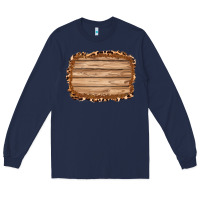 Navy wood leopard and shimmer background 3200x2400 Long Sleeve Tee - AdoDesignShop