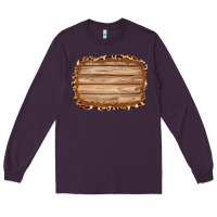 Plum wood leopard and shimmer background 3200x2400 Long Sleeve Tee - AdoDesignShop