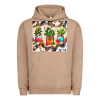 Pigment Burro cowhide succulent Urban Hoodie - TumblerDesignByShophia