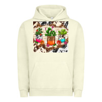 Pigment Pistachio cowhide succulent Urban Hoodie - TumblerDesignByShophia