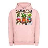 Pigment Salmon cowhide succulent Urban Hoodie - TumblerDesignByShophia