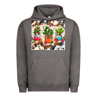 Pigment Tornado cowhide succulent Urban Hoodie - TumblerDesignByShophia