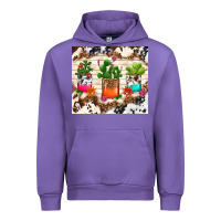 Tulip cowhide succulent Urban Hoodie - TumblerDesignByShophia