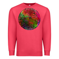 Cardinal halloween round Premium Sweatshirt - BundleAndBundleShop