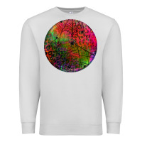 Dove Grey halloween round Premium Sweatshirt - BundleAndBundleShop