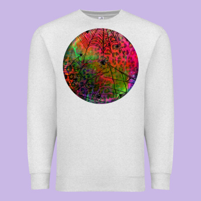 Halloween Round Premium Sweatshirt Designed By Bundleandbundleshop
