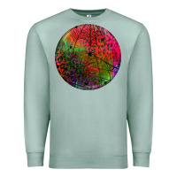 Seafoam halloween round Premium Sweatshirt - BundleAndBundleShop
