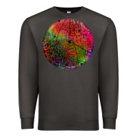 Smoke halloween round Premium Sweatshirt - BundleAndBundleShop