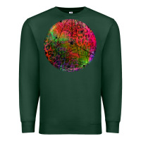 Sports Green halloween round Premium Sweatshirt - BundleAndBundleShop