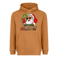 Meerkat Don't Stop Believing Santa Heavyweight Hoodie - BundleAndBundleShop