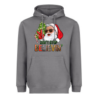 Storm Don't Stop Believing Santa Heavyweight Hoodie - BundleAndBundleShop