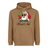 Toasted Coconut Don't Stop Believing Santa Heavyweight Hoodie - BundleAndBundleShop