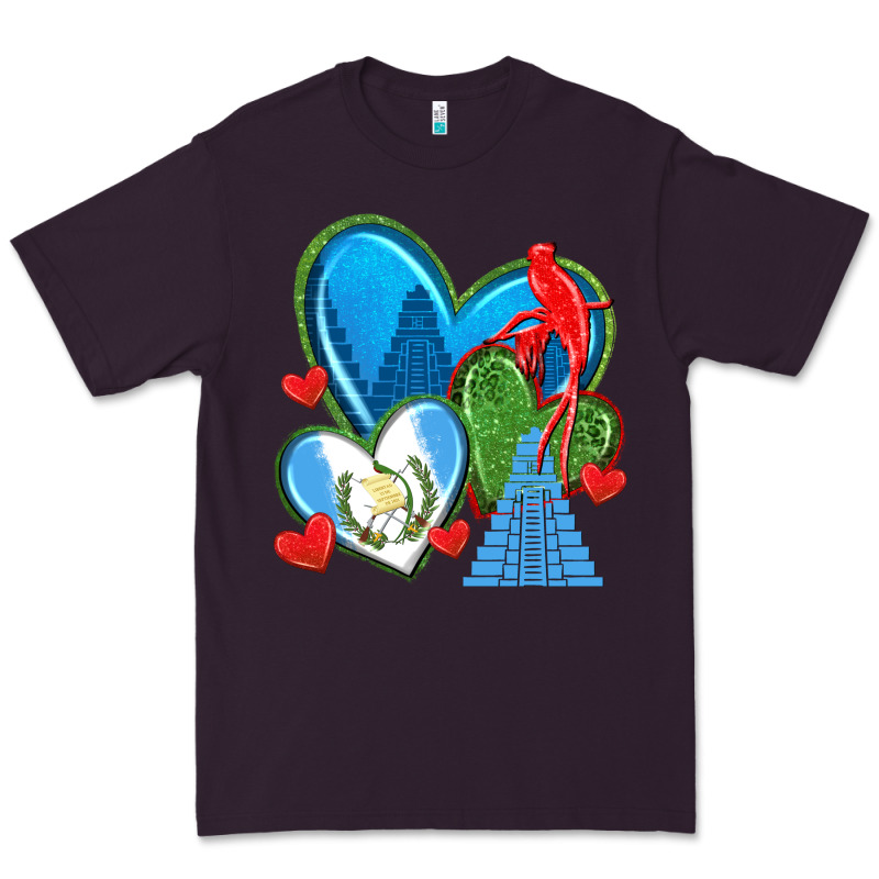 Guatemala Hearts Premium Tee by texasbilliewilder | Teevron