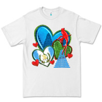 White guatemala hearts Premium Tee - texasbilliewilder