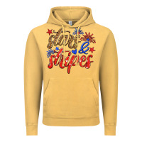 Vintage Mustard stars and stripes Vintage Hoodie - HRA Design Shop