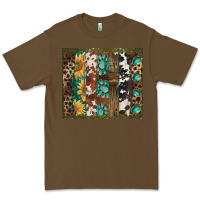 Cacao western patterns brushstroke Premium Tee - BarkalooDesign