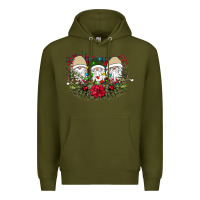 Army Green Christmas Gnomes Premium Hoodie - Bettercallsaul