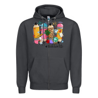 Smoke teacher life pencils Zipper Hoodie - MaliasSmallBusiness