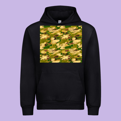 Camouflage With Glitter Urban Hoodie Designed By Tumblerdesignbyshophia