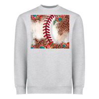 Heather Grey baseball leopard Heavyweight Sweatshirt - JahusDesignShop