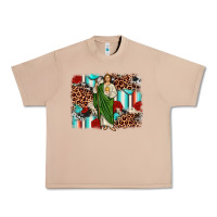 Burro san judas leopard cowhide background Urban Heavy Tee - JahusDesignShop
