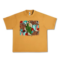 Peanut Butter san judas leopard cowhide background Urban Heavy Tee - JahusDesignShop