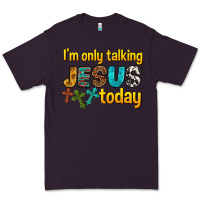 Plum im only talking jesus today Premium Tee - texasbilliewilder