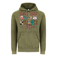Vintage Olive livin' that nurse life Vintage Hoodie - FaDigitalArtStudio