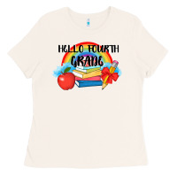 Bone back to school hello fourth grade 3200x2400 Ladies Tee - AdoDesignShop