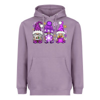 Lavender Purple Winter Gnomies Heavyweight Hoodie - BundleAndBundleShop