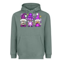 Sage Purple Winter Gnomies Heavyweight Hoodie - BundleAndBundleShop