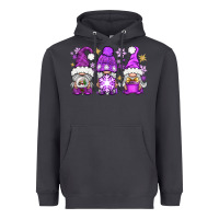 Smoke Purple Winter Gnomies Heavyweight Hoodie - BundleAndBundleShop