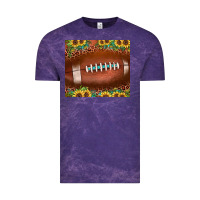 Cloud Purple football leopard turquoise sunflower Vintage Tee - JahusDesignShop