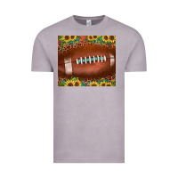 Vintage Zinc football leopard turquoise sunflower Vintage Tee - JahusDesignShop