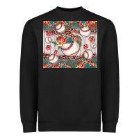 Black baseball leopard Heavyweight Sweatshirt - JahusDesignShop