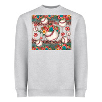 Heather Grey baseball leopard Heavyweight Sweatshirt - JahusDesignShop
