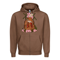 Chestnut chicken Zipper Hoodie - MaliasSmallBusiness