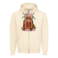 Sandshell chicken Zipper Hoodie - MaliasSmallBusiness