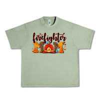 Oil Green firefighter  mom Urban Heavy Tee - AdoDesignShop