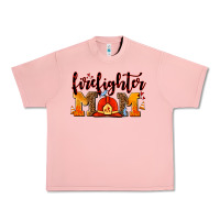 Salmon firefighter  mom Urban Heavy Tee - AdoDesignShop