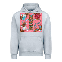 Heather Grey pink glitter nurse Urban Hoodie - TumblerDesignByShophia