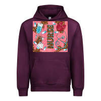 Mauve Wine pink glitter nurse Urban Hoodie - TumblerDesignByShophia