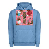 Pigment Pebble Blue pink glitter nurse Urban Hoodie - TumblerDesignByShophia
